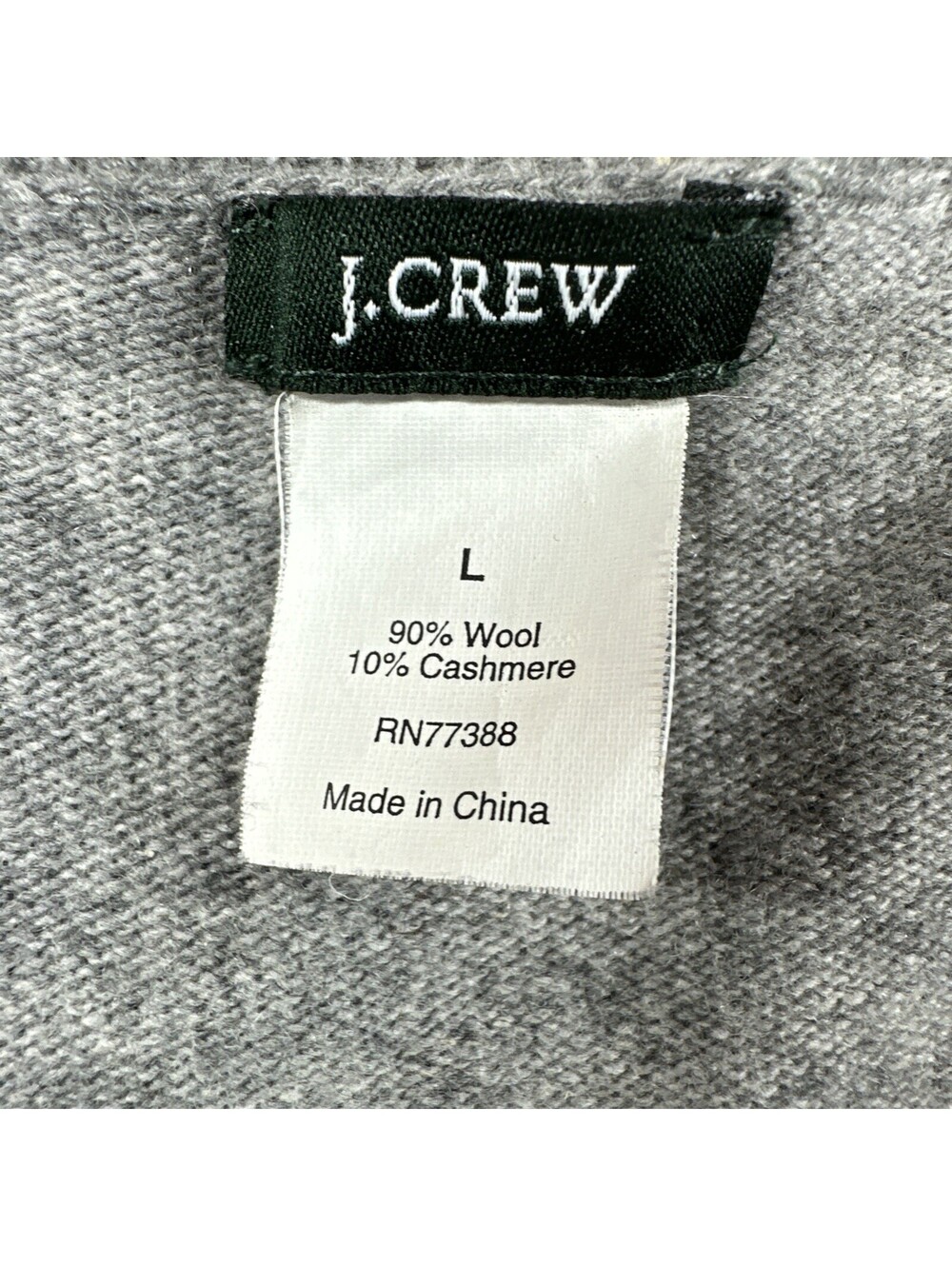 J Crew Large Argyle Sweater Vest Green Blue Cotton V Neck Knit Preppy Grandpa - Picture 3 of 6